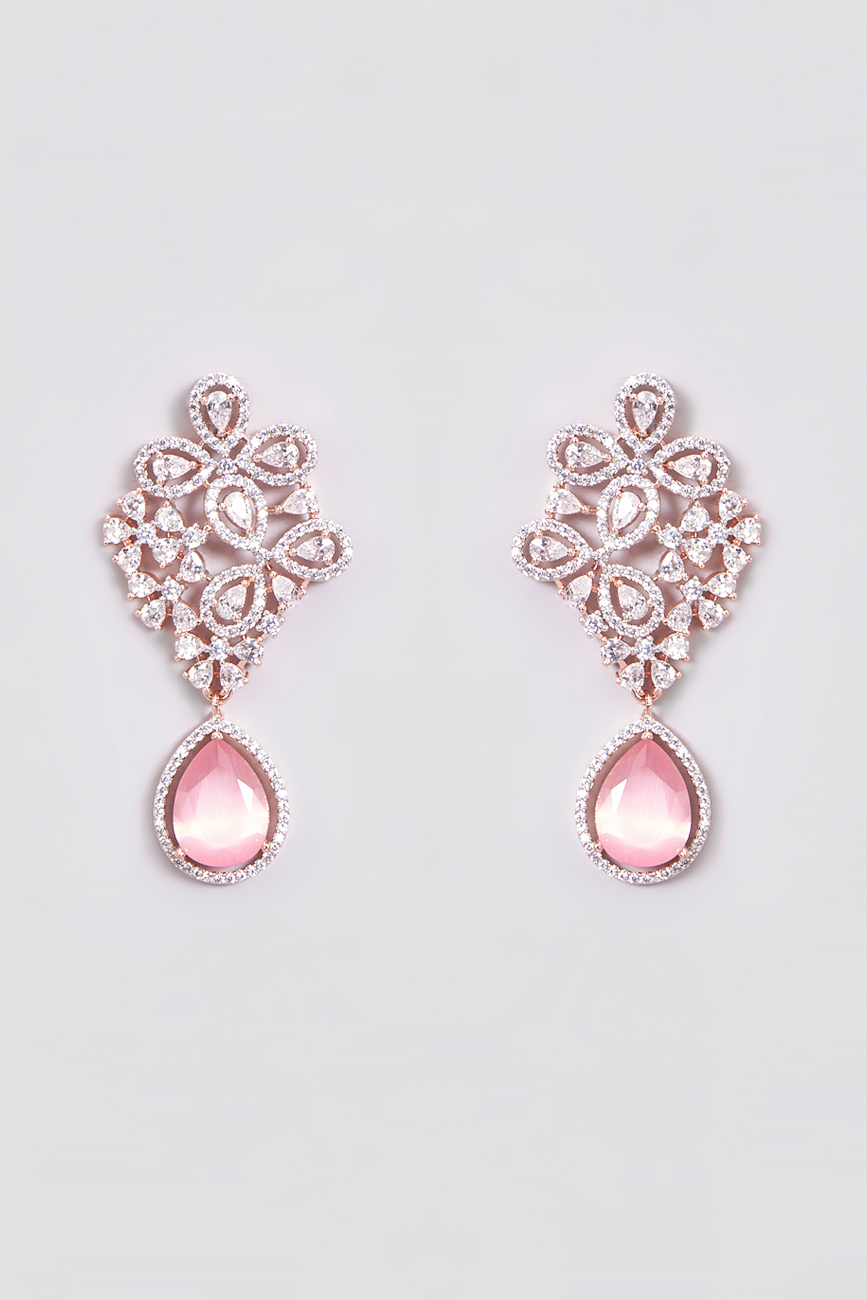 Mini Ipanema Pink Stone Drop Earrings | Dean Davidson